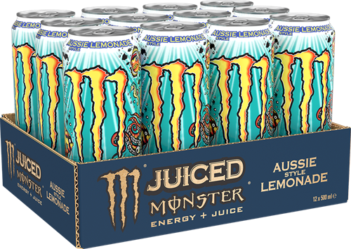 Monster Energy Juiced Aussie Style Lemonade (12 x 500 ml)