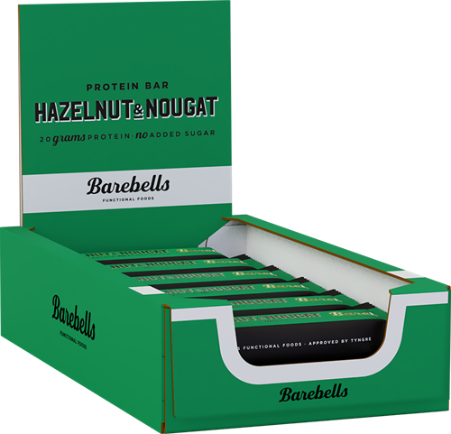 Barebells Protein Bar Hazelnut & Nougat (12 x 55 g) 