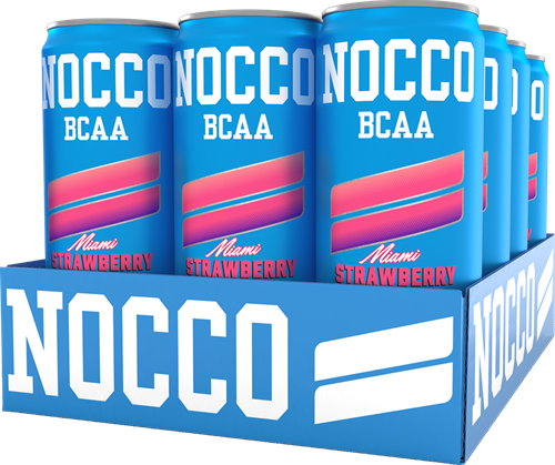 Nocco BCAA Miami Strawberry (12 x 250 ml)