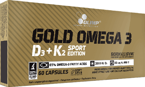 Olimp Gold Omega 3 D3+K2 Sport Edition (60 caps)