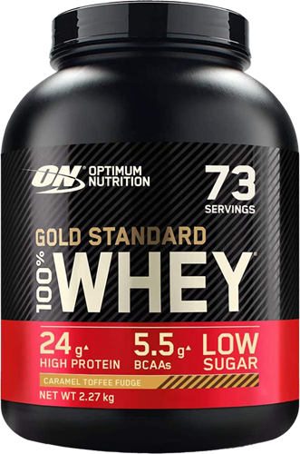 Optimum Nutrition Gold Standard 100% Whey Caramel Toffee Fudge (2270 g)