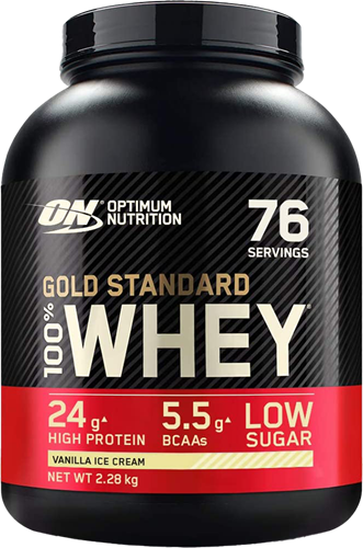 Optimum Nutrition Gold Standard 100% Whey Vanilla Ice Cream (2280 g)