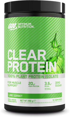Optimum Nutrition Clear Protein 100% Plant Protein Isolate Lime Sorbet (280 g)