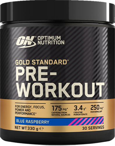 Optimum Nutrition Gold Standard Pre-Workout Blue Raspberry (330 g)