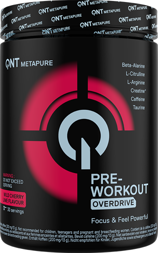 QNT Overdrive Pre-Workout Wild Cherry Lime (390 g)