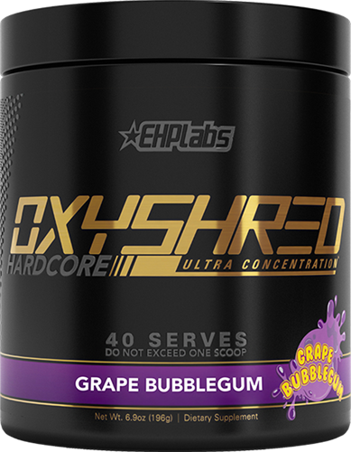 EHP Labs OxyShred Hardcore Grape Bubblegum (40 servings)