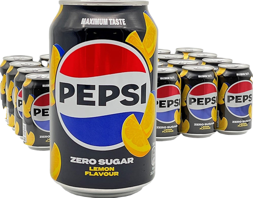 Pepsi Zero Sugar Lemon (24 x 330 ml)
