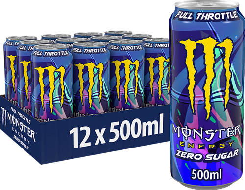 Monster Energy Full Throttle Zero Sugar (12 x 500 ml)