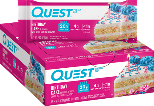 Quest Bar Birthday Cake (12 x 60 g)