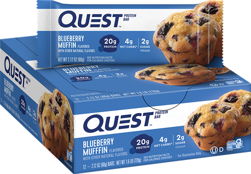 Quest Bar Blueberry Muffin (12 x 60 g)