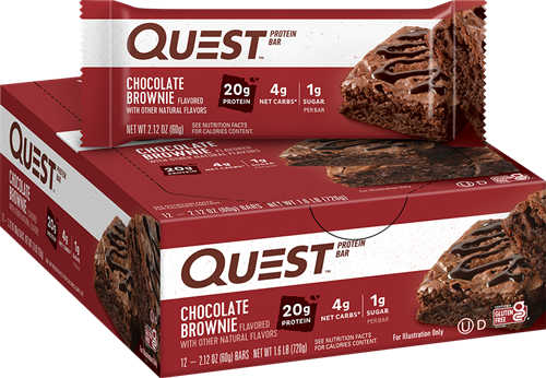 Quest Bar Chocolate Brownie (12 x 60 g)