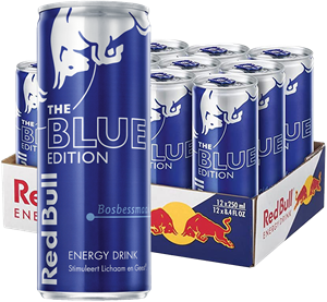 Red Bull Blue Edition Bosbes 12 x 250 ml