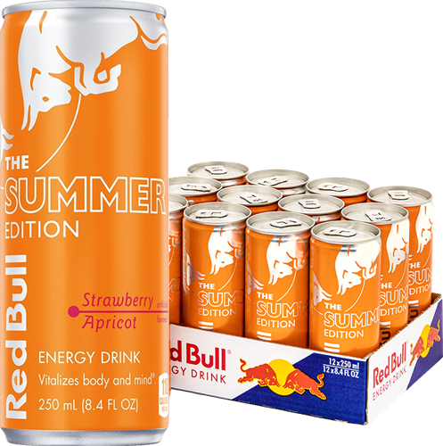 Red Bull Summer Edition Abrikoos Aardbei (12 x 250 ml)