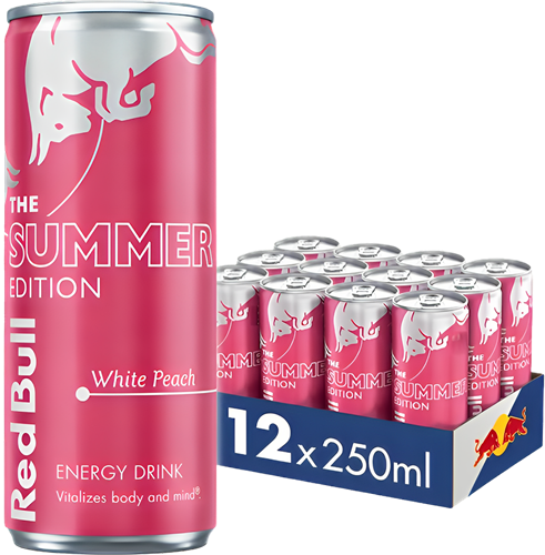 Red Bull Summer Edition White Peach (12 x 250 ml)