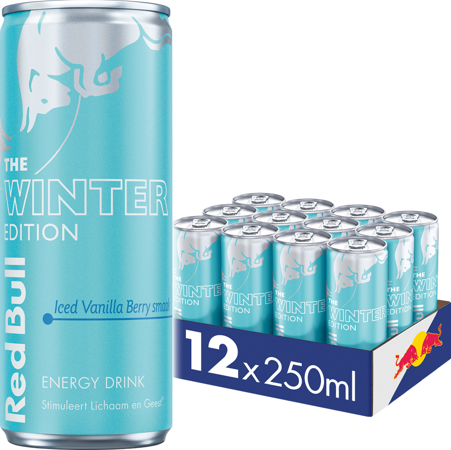 Red Bull Winter Edition Iced Vanilla Berry (12 x 250 ml) What’ Sup!