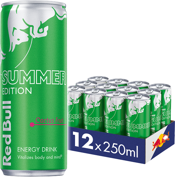 Red Bull Summer Edition Cactus (12 x 250 ml) What’ Sup!