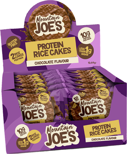 Mountain Joe's Protein Rice Cakes Chocolate (12 x 64 g)