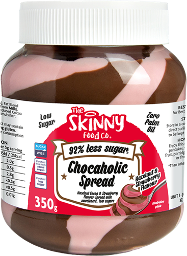 Skinny Food Spread Strawberry & Chocolate Hazelnut (350 g)