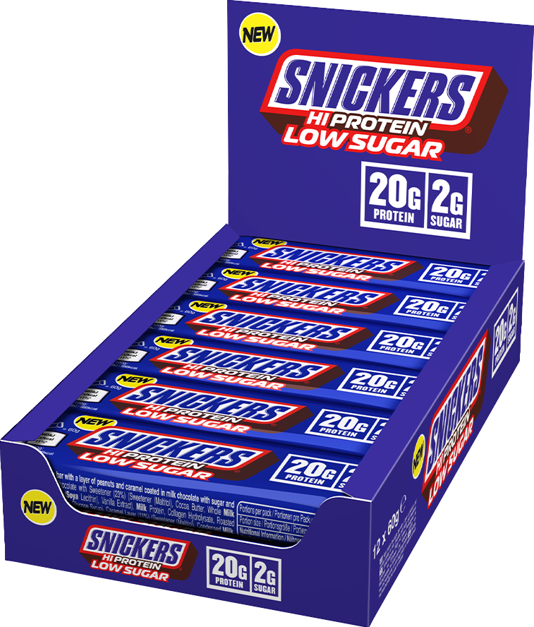 Snickers HiProtein Low Sugar Bar Original 12 x 57 gr What Sup
