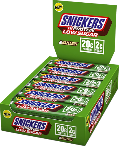 Snickers HiProtein Low Sugar Bar Hazelnut (12 x 57 g)