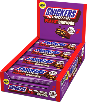Snickers High Protein Bar - Peanut Brownie (12x50g) Milk Chocolate