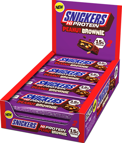Snickers HiProtein Peanut Brownie (12 x 50 g)
