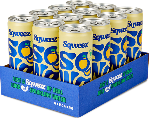 Sqweez Lemon Ginger (12 x 250 ml)
