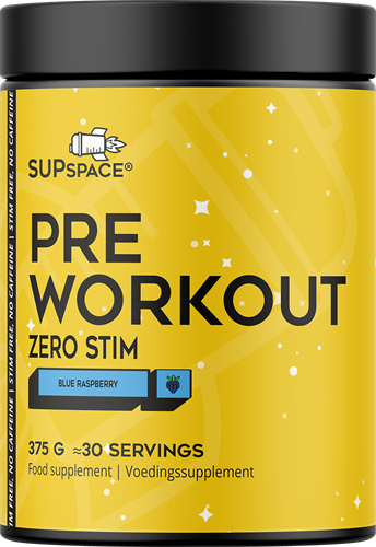Supspace Pre-workout Zero Stim Blue Raspberry (375 g)