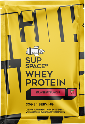 Milky Whey Protein Aardbei - 1 serving