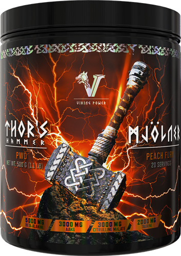 Viking Power Thor's Hammer Pre-workout Peach Fury (500 g)