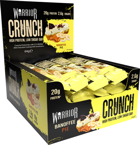 Warrior Crunch Bar Banoffee Pie (12 x 64 g)