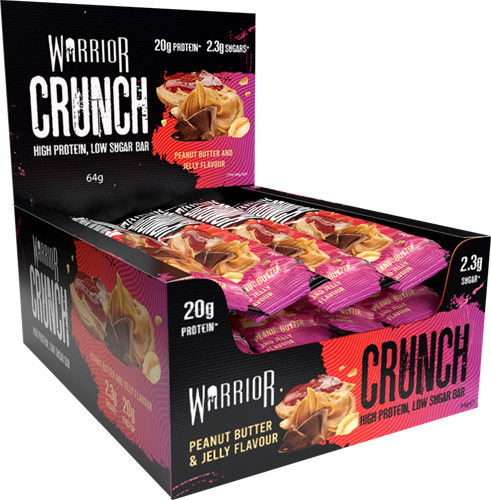Warrior Crunch Bar Peanut Butter Jelly (12 x 64 g)