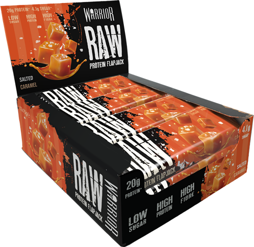 Warrior Raw Protein Flapjack Salted Caramel (12 x 75 g)