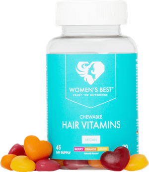 Chewable Hair Vitamins Mixed (60) Berry / Orange / Lemon