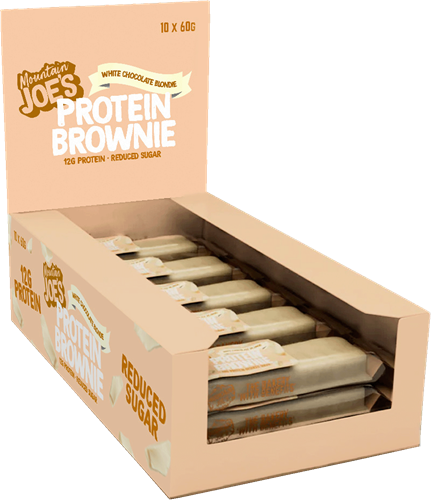 Mountain Joe's Protein Brownie White Chocolate Blondie (10 x 60 g)
