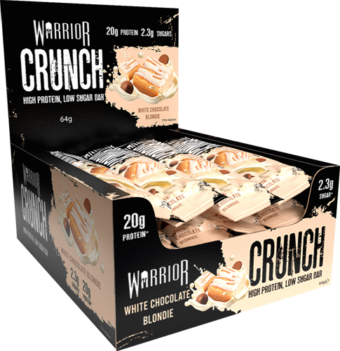 Warrior Crunch Bar White Chocolate Blondie (12 x 64 g)